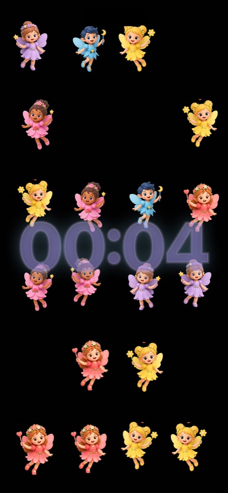 A TicTali timer surrounded by little fairies